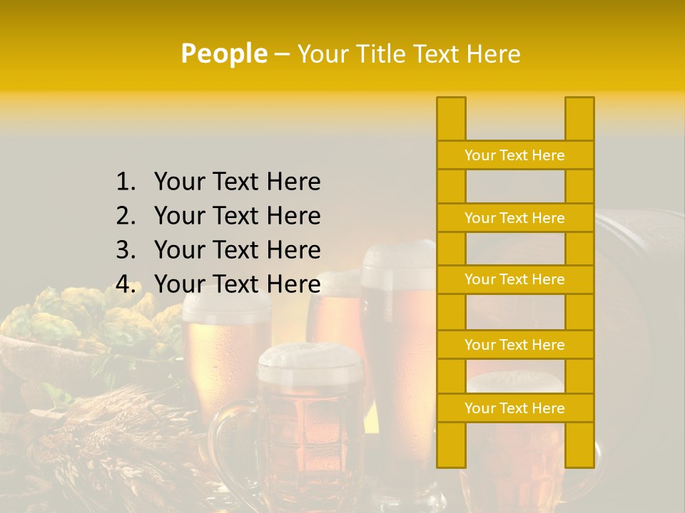 Celebration Brown Golden PowerPoint Template