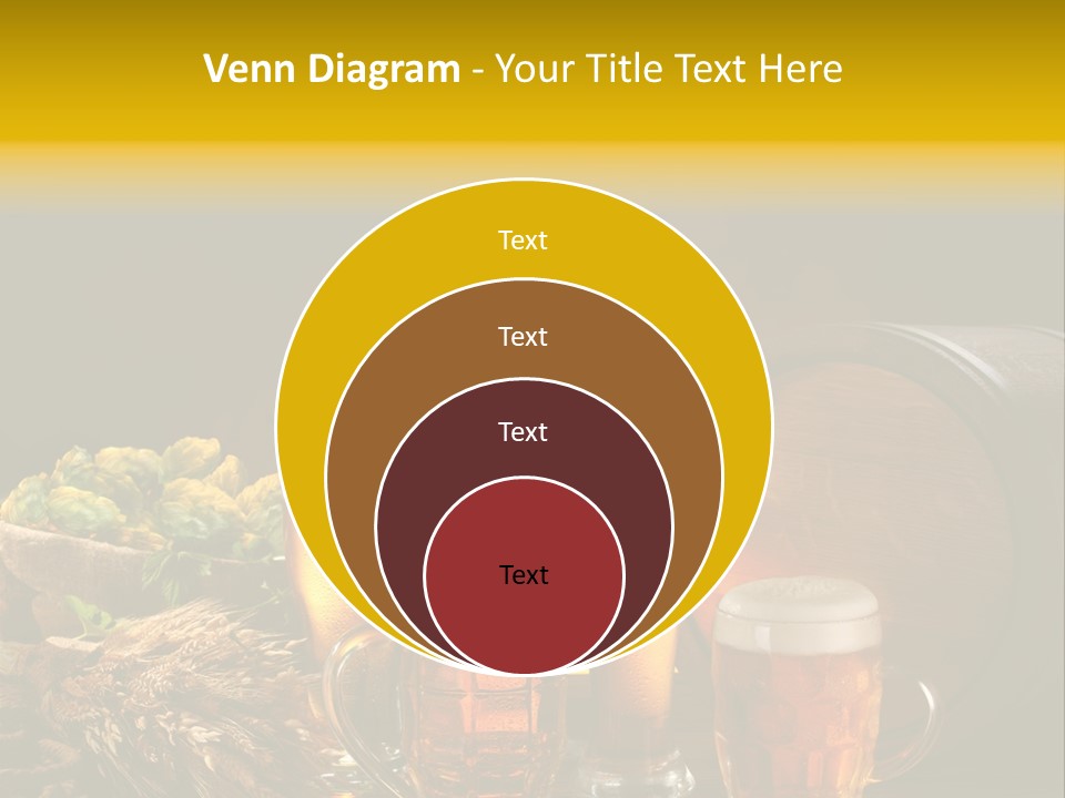 Celebration Brown Golden PowerPoint Template