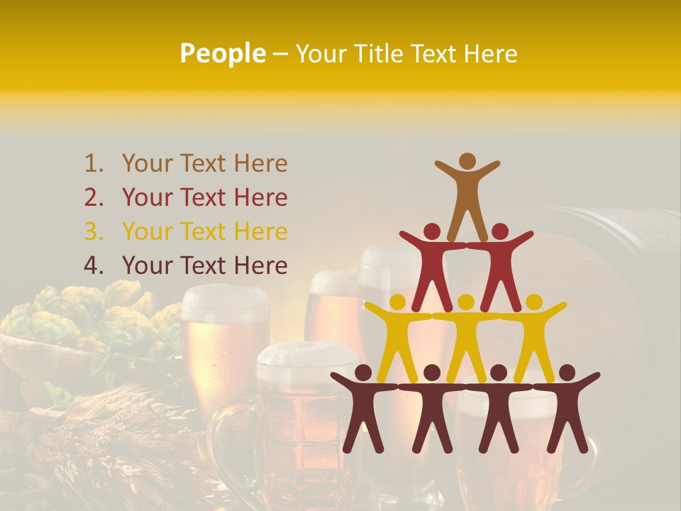 Celebration Brown Golden PowerPoint Template