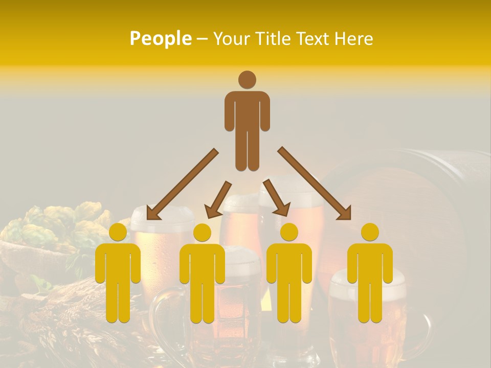 Celebration Brown Golden PowerPoint Template