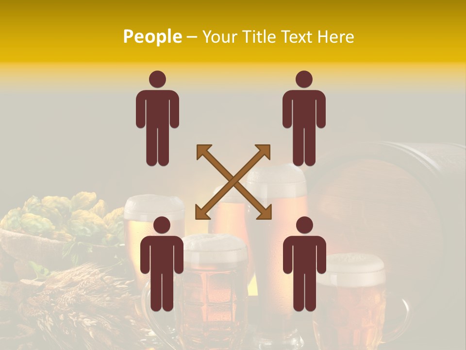 Celebration Brown Golden PowerPoint Template