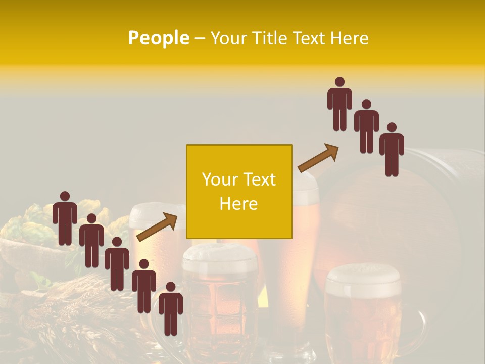 Celebration Brown Golden PowerPoint Template