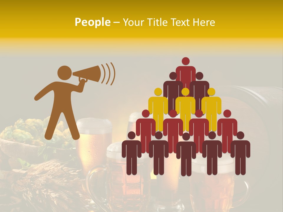 Celebration Brown Golden PowerPoint Template