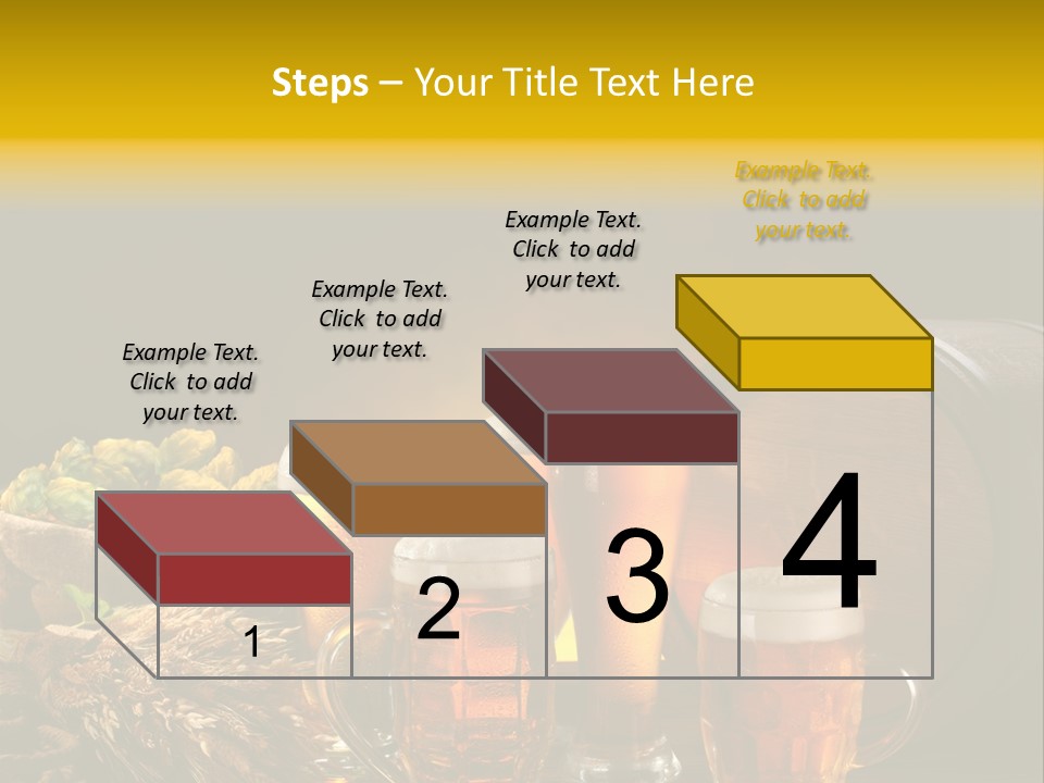 Celebration Brown Golden PowerPoint Template