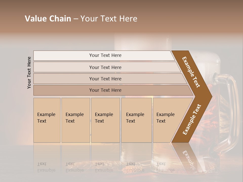 Beaker Alcohol Wooden PowerPoint Template