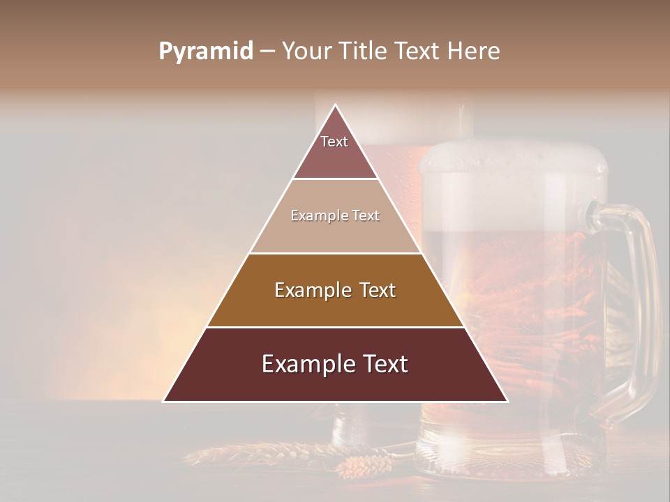 Beaker Alcohol Wooden PowerPoint Template