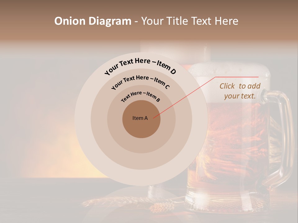 Beaker Alcohol Wooden PowerPoint Template