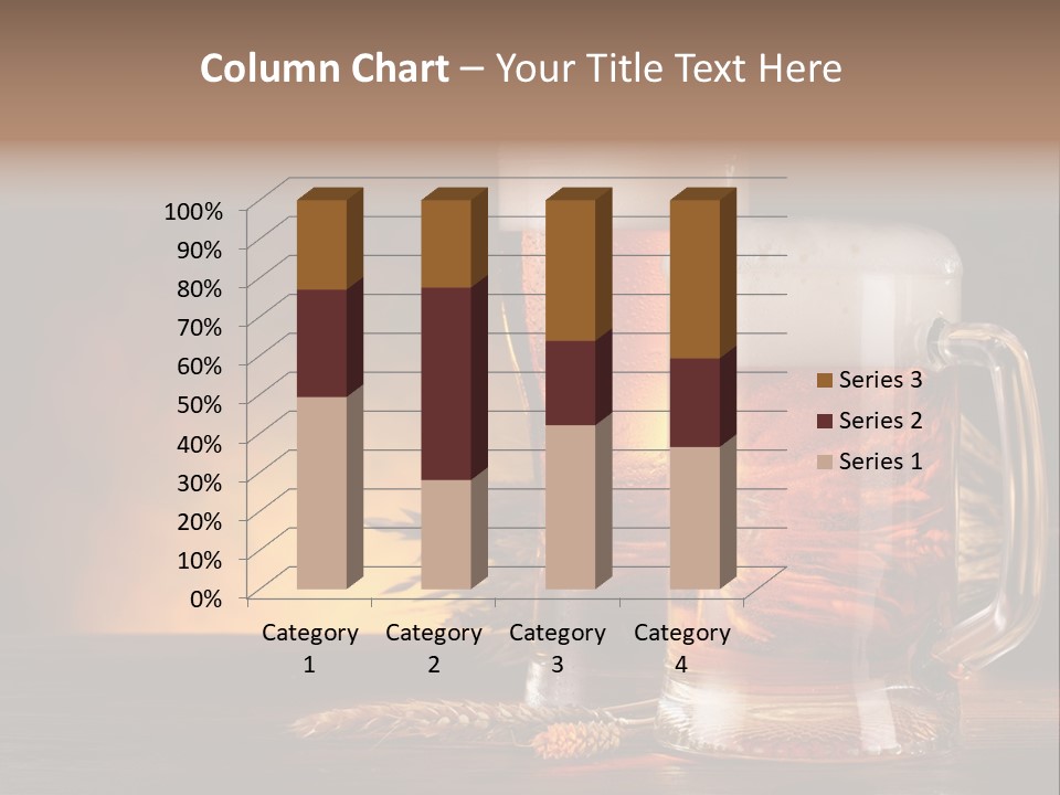 Beaker Alcohol Wooden PowerPoint Template
