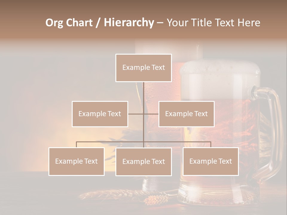 Beaker Alcohol Wooden PowerPoint Template