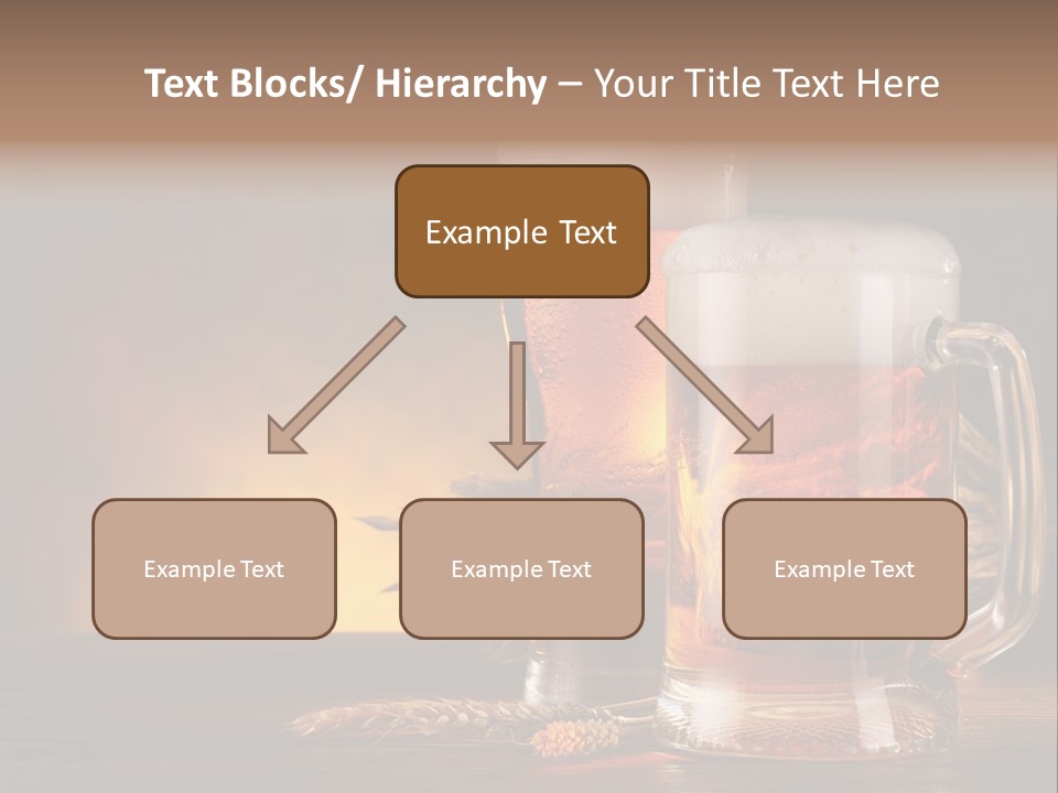 Beaker Alcohol Wooden PowerPoint Template