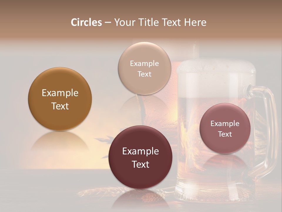 Beaker Alcohol Wooden PowerPoint Template