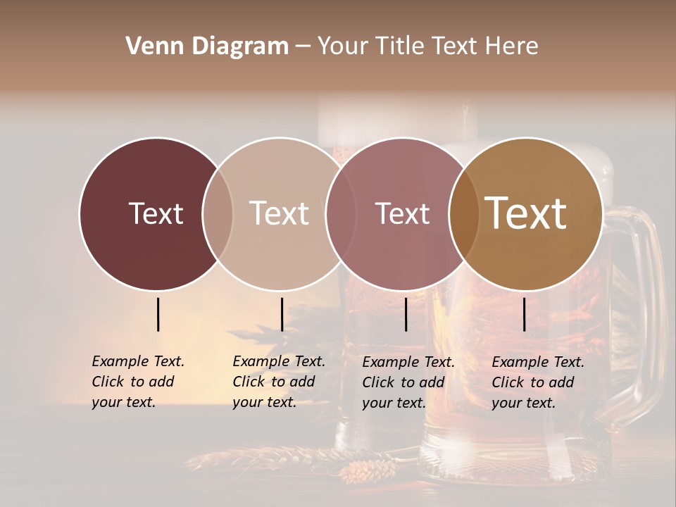 Beaker Alcohol Wooden PowerPoint Template