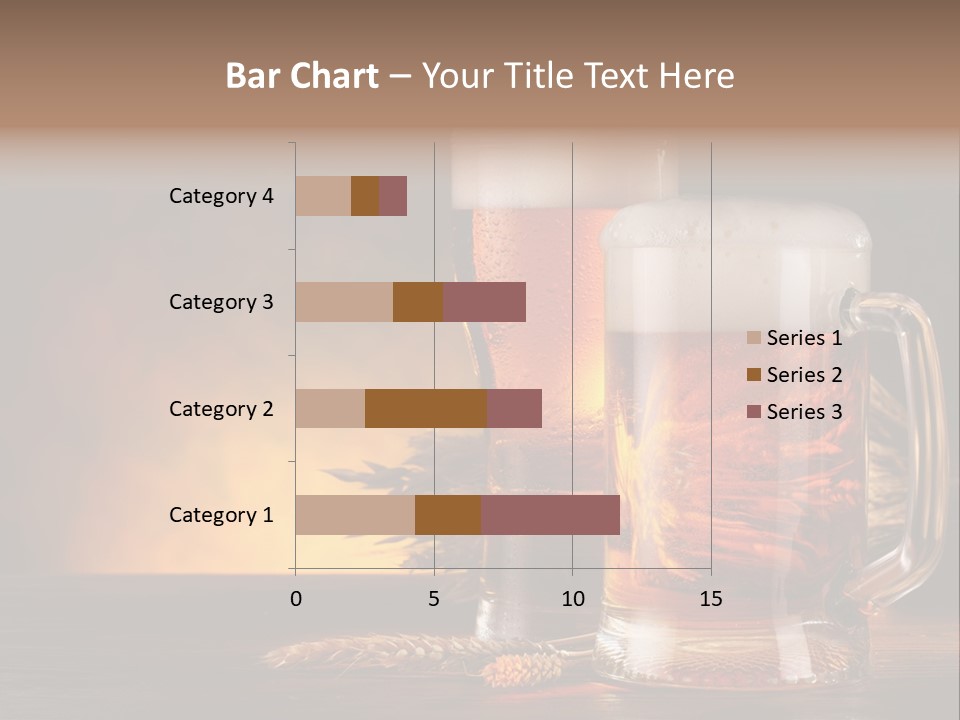 Beaker Alcohol Wooden PowerPoint Template