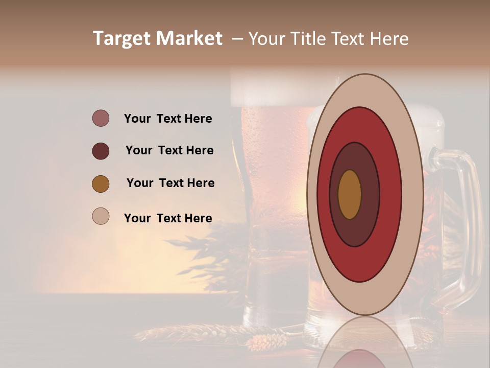 Beaker Alcohol Wooden PowerPoint Template