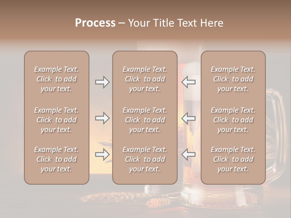 Beaker Alcohol Wooden PowerPoint Template