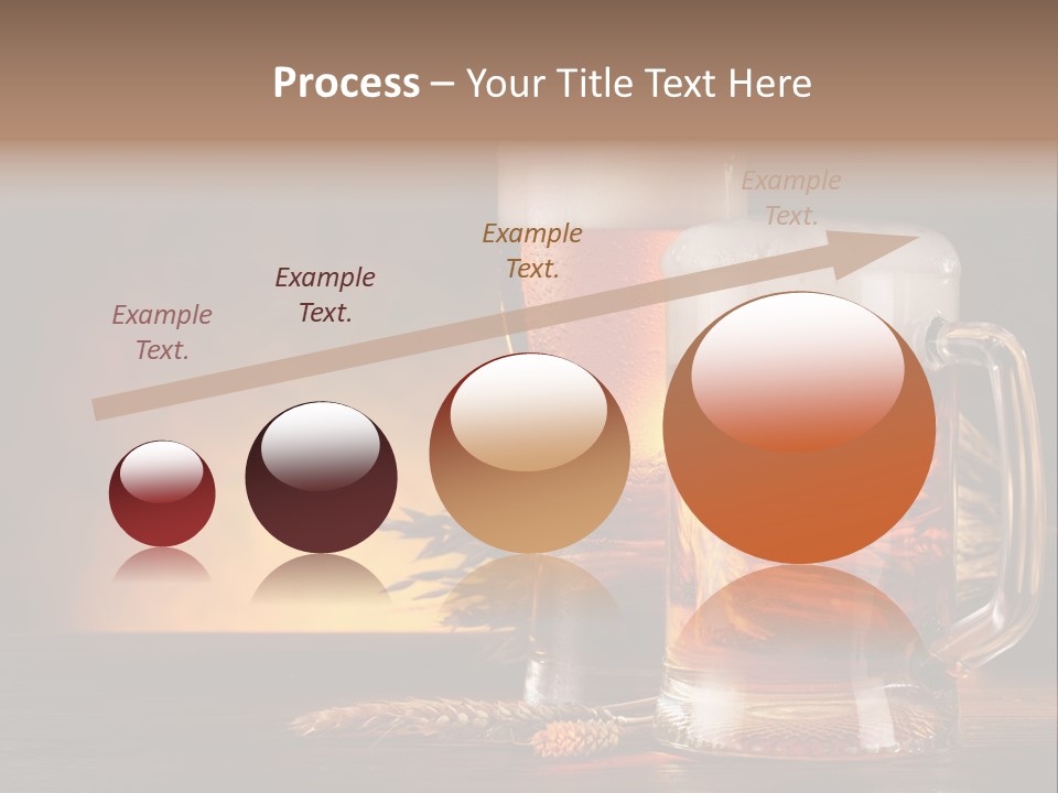 Beaker Alcohol Wooden PowerPoint Template