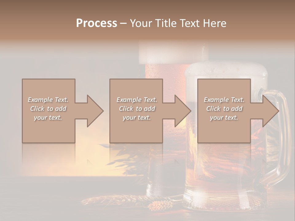 Beaker Alcohol Wooden PowerPoint Template