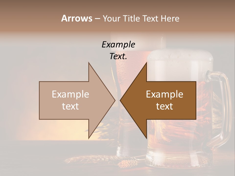 Beaker Alcohol Wooden PowerPoint Template