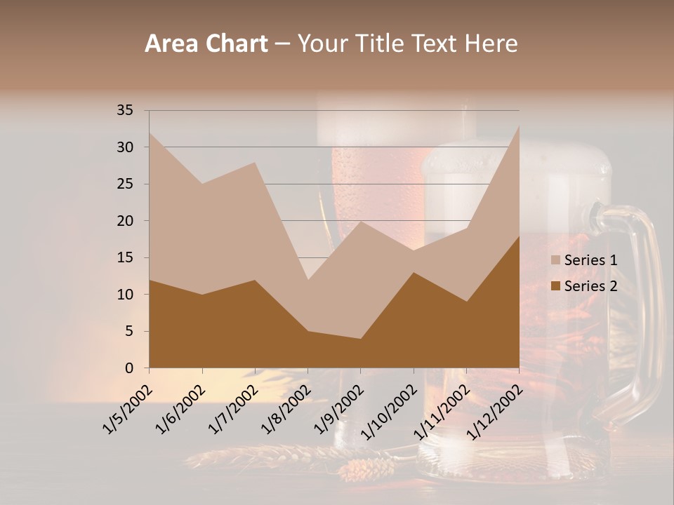 Beaker Alcohol Wooden PowerPoint Template