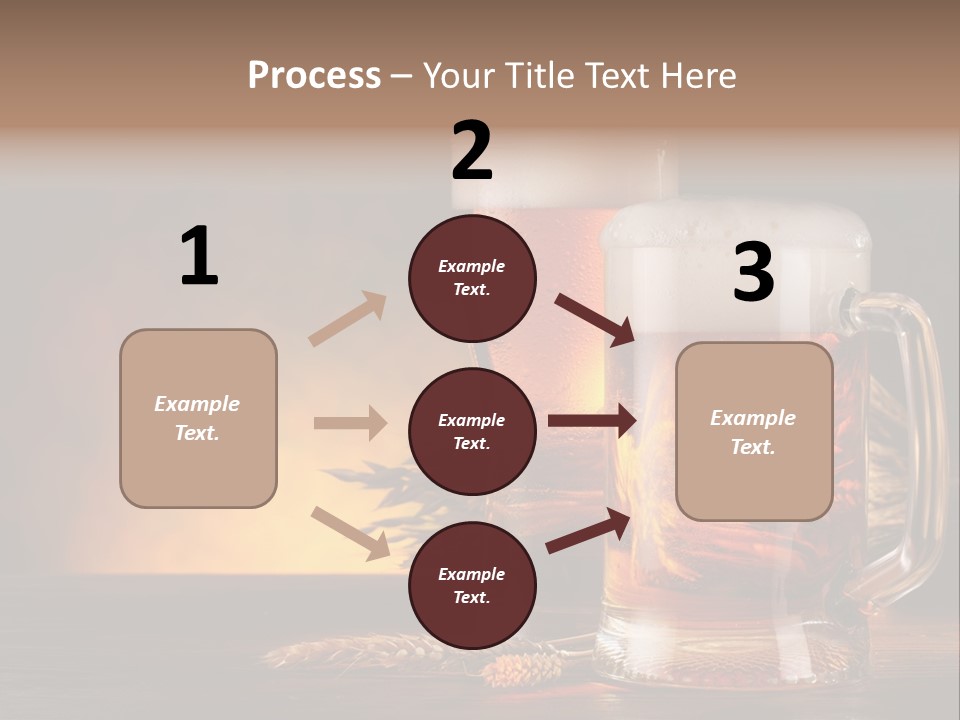 Beaker Alcohol Wooden PowerPoint Template