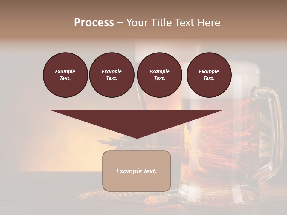 Beaker Alcohol Wooden PowerPoint Template