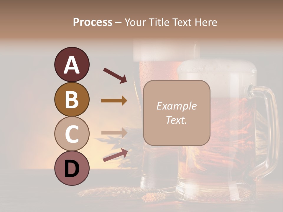Beaker Alcohol Wooden PowerPoint Template