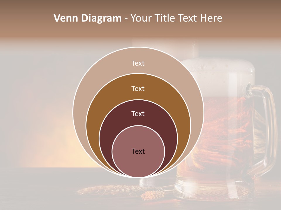 Beaker Alcohol Wooden PowerPoint Template