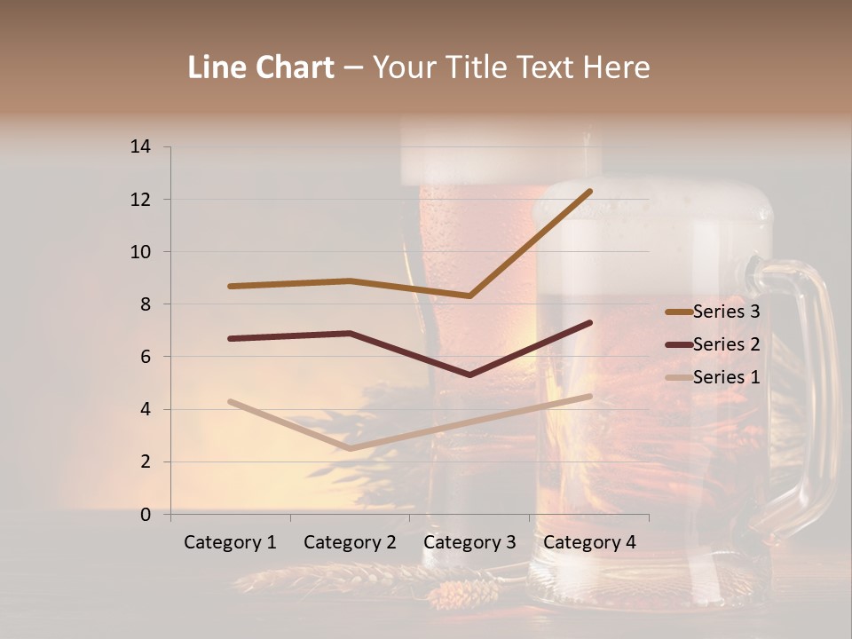 Beaker Alcohol Wooden PowerPoint Template