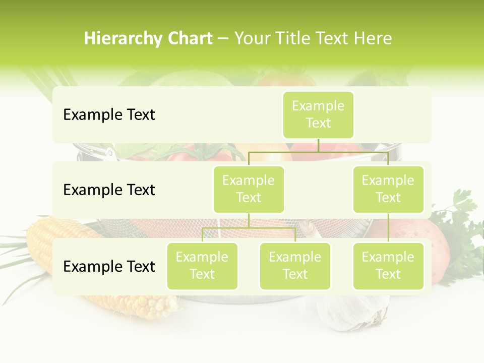 Leaf Juicy Cabbage PowerPoint Template