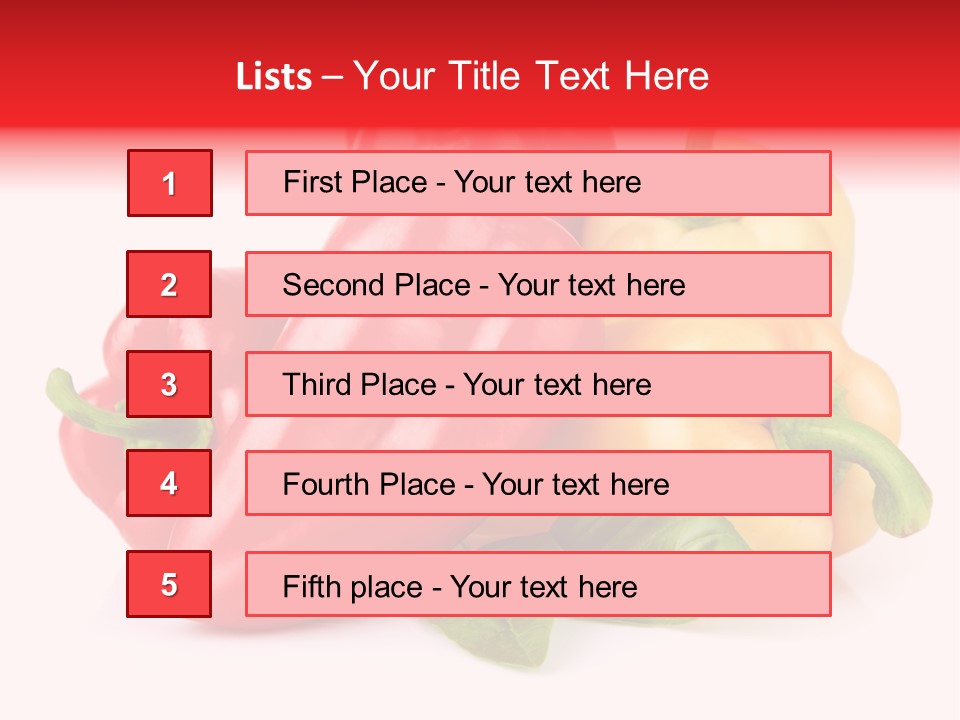 Spice Collection Composition PowerPoint Template