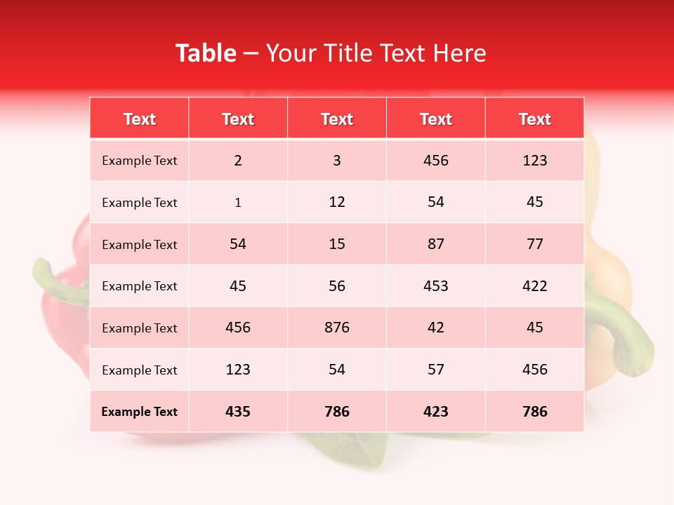 Spice Collection Composition PowerPoint Template