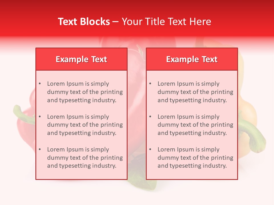 Spice Collection Composition PowerPoint Template