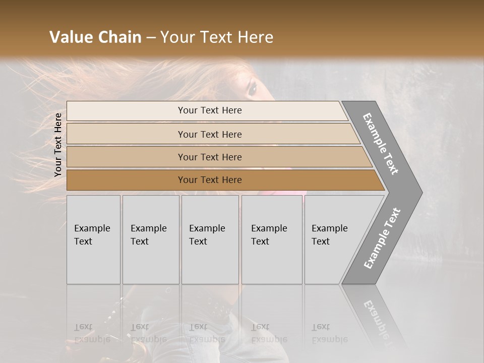 Action Motion Girl PowerPoint Template