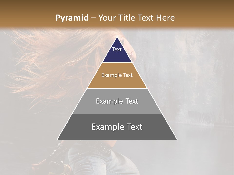 Action Motion Girl PowerPoint Template