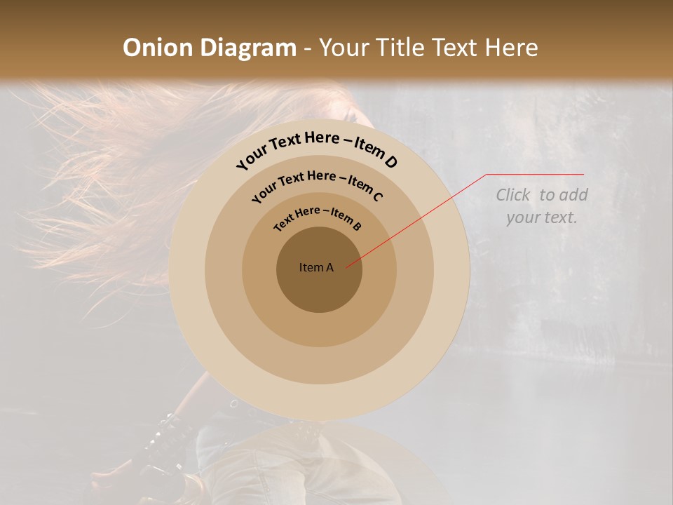 Action Motion Girl PowerPoint Template