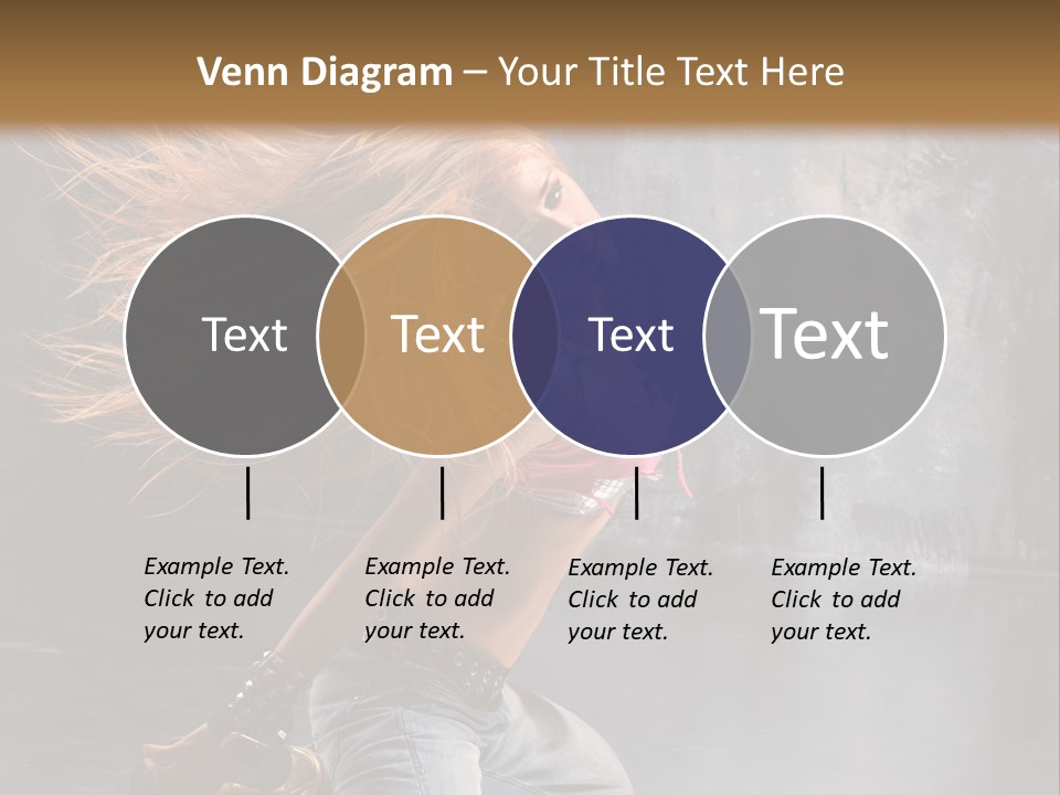 Action Motion Girl PowerPoint Template