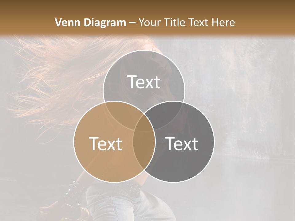 Action Motion Girl PowerPoint Template