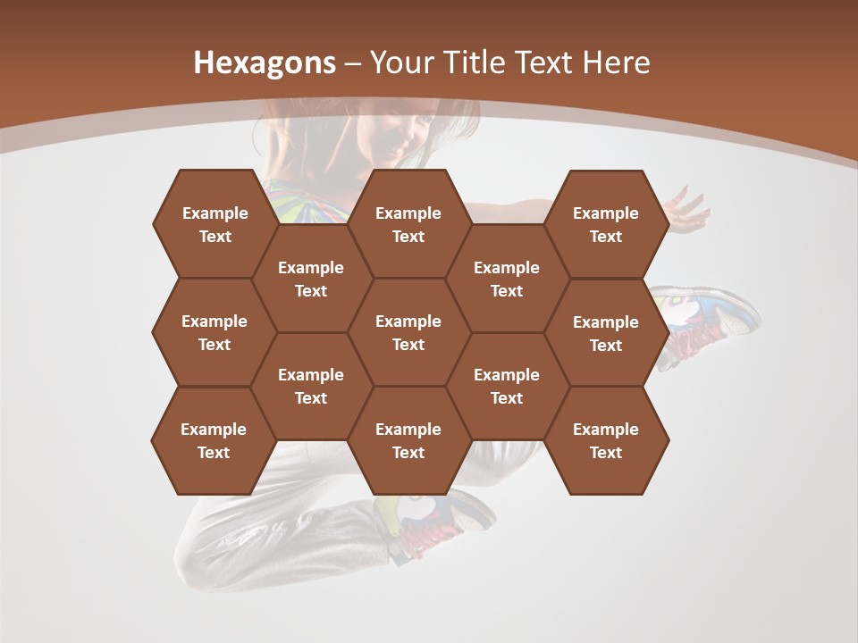 Laugh Teenager Aerobic PowerPoint Template