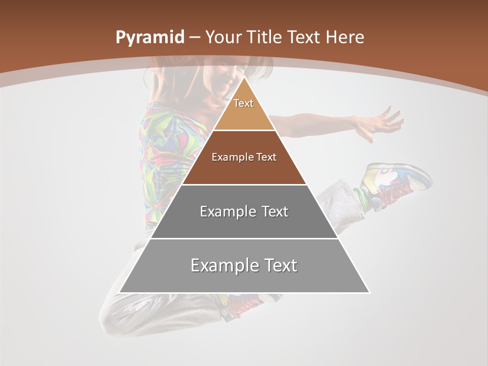 Laugh Teenager Aerobic PowerPoint Template