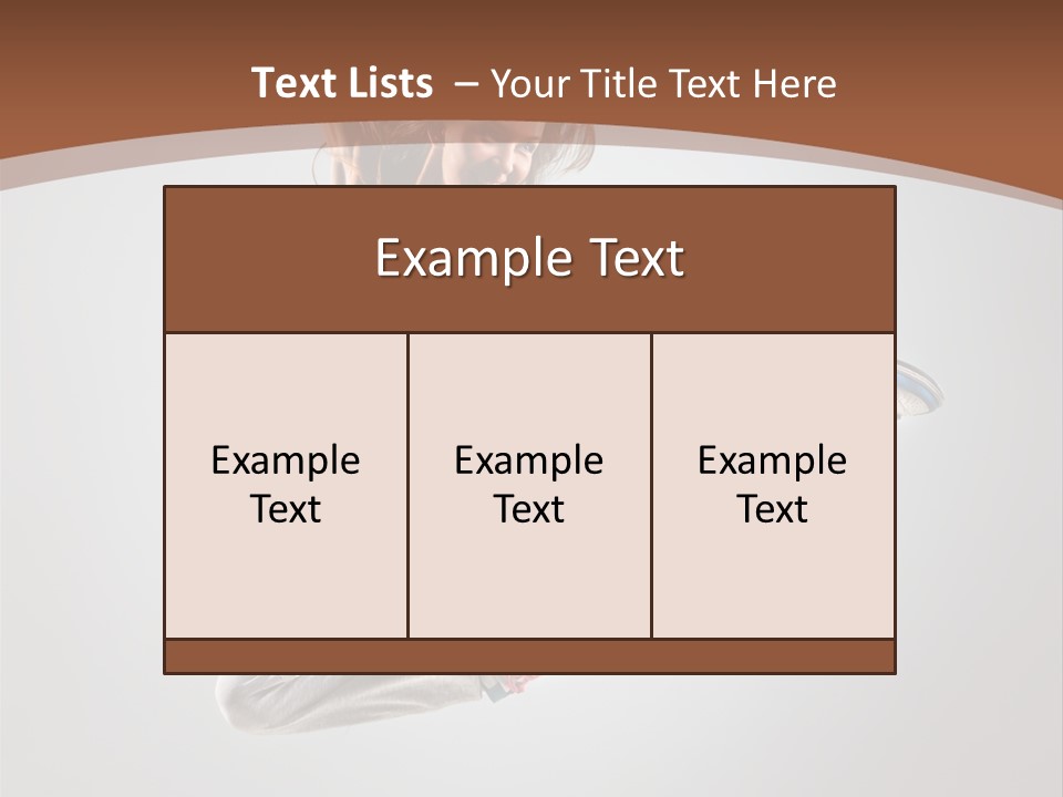 Laugh Teenager Aerobic PowerPoint Template