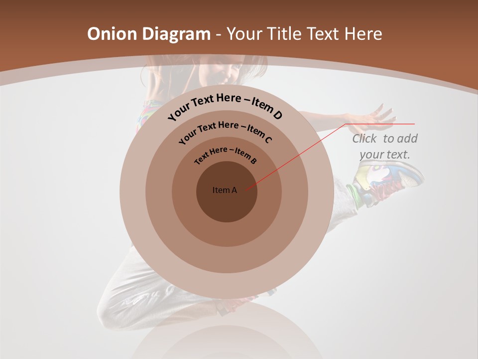 Laugh Teenager Aerobic PowerPoint Template