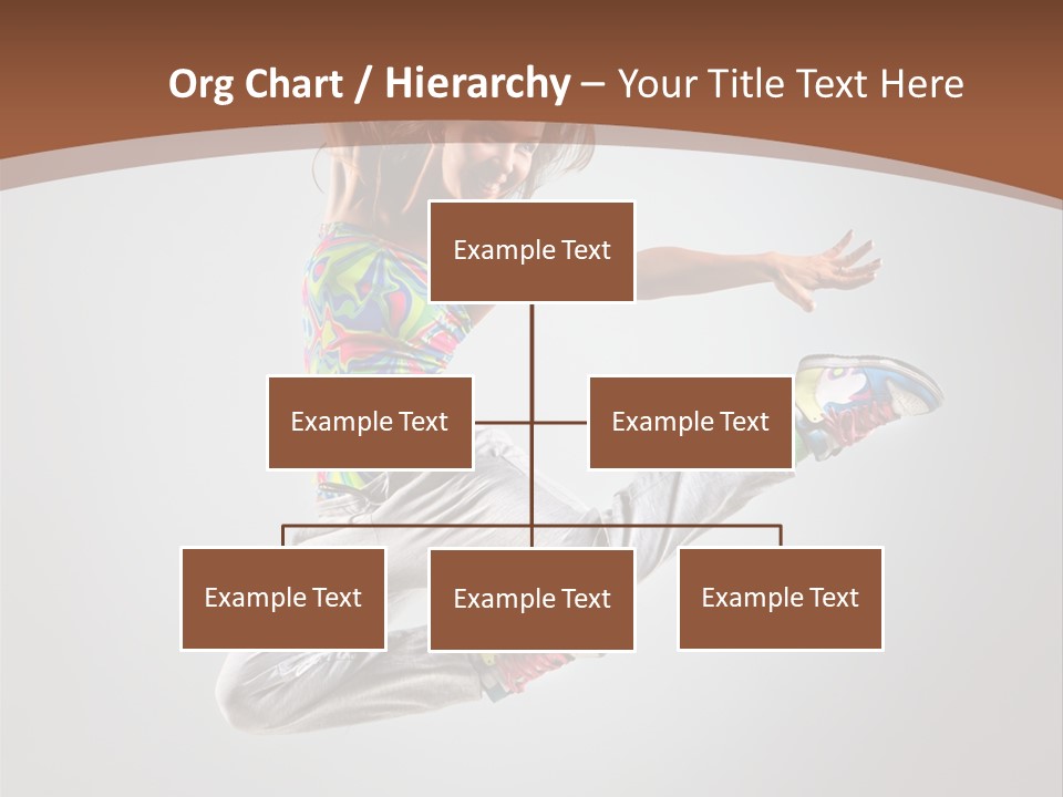 Laugh Teenager Aerobic PowerPoint Template