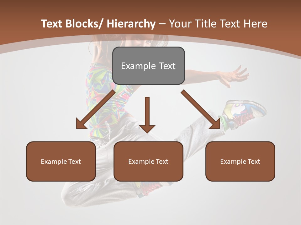Laugh Teenager Aerobic PowerPoint Template