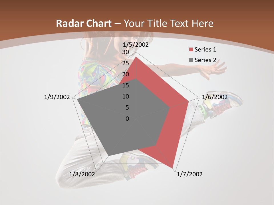 Laugh Teenager Aerobic PowerPoint Template