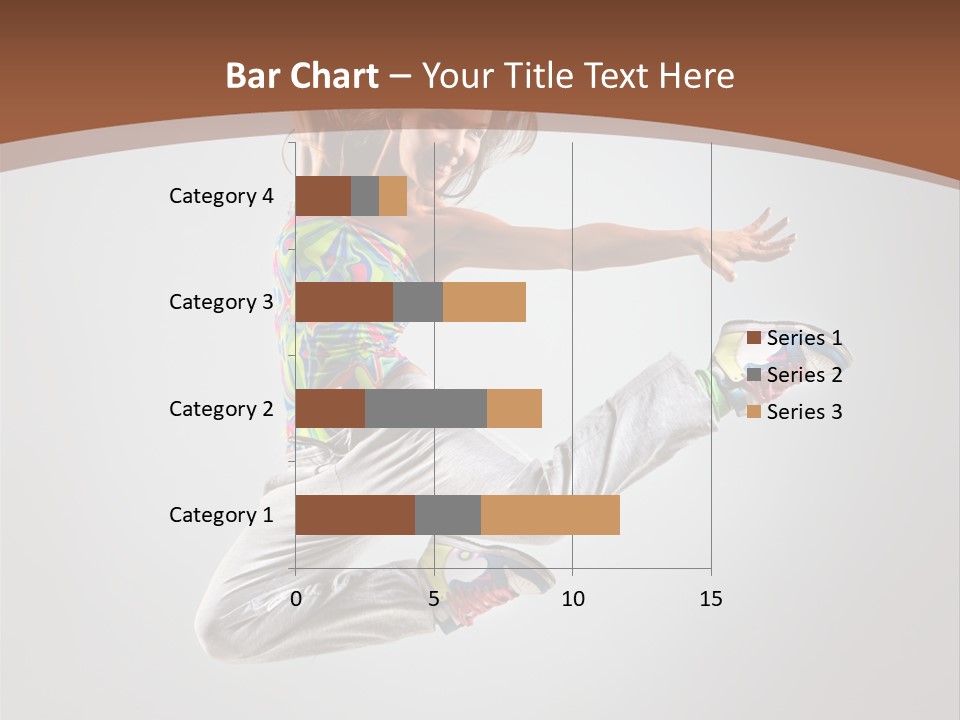 Laugh Teenager Aerobic PowerPoint Template