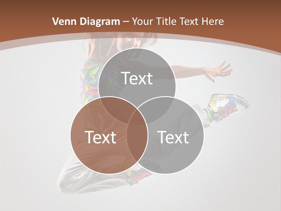 Laugh Teenager Aerobic PowerPoint Template