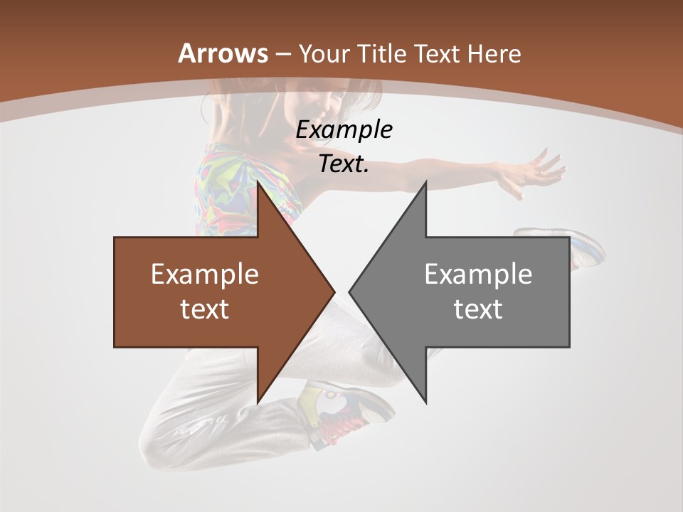 Laugh Teenager Aerobic PowerPoint Template