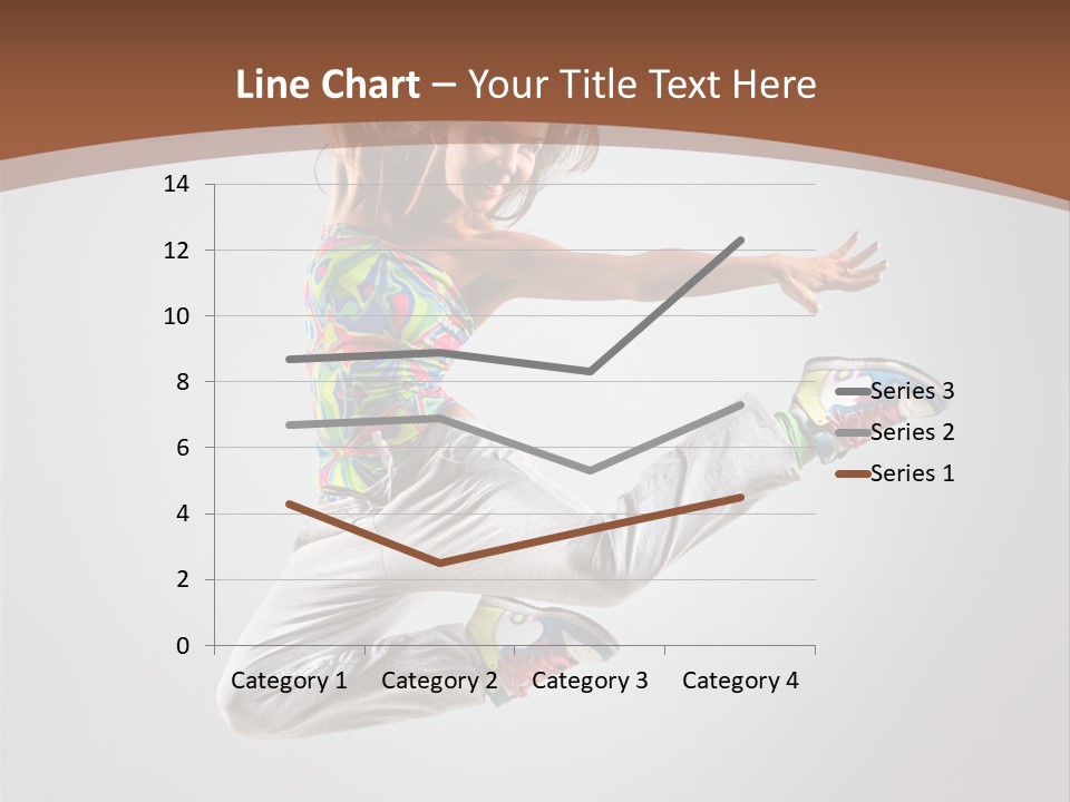 Laugh Teenager Aerobic PowerPoint Template