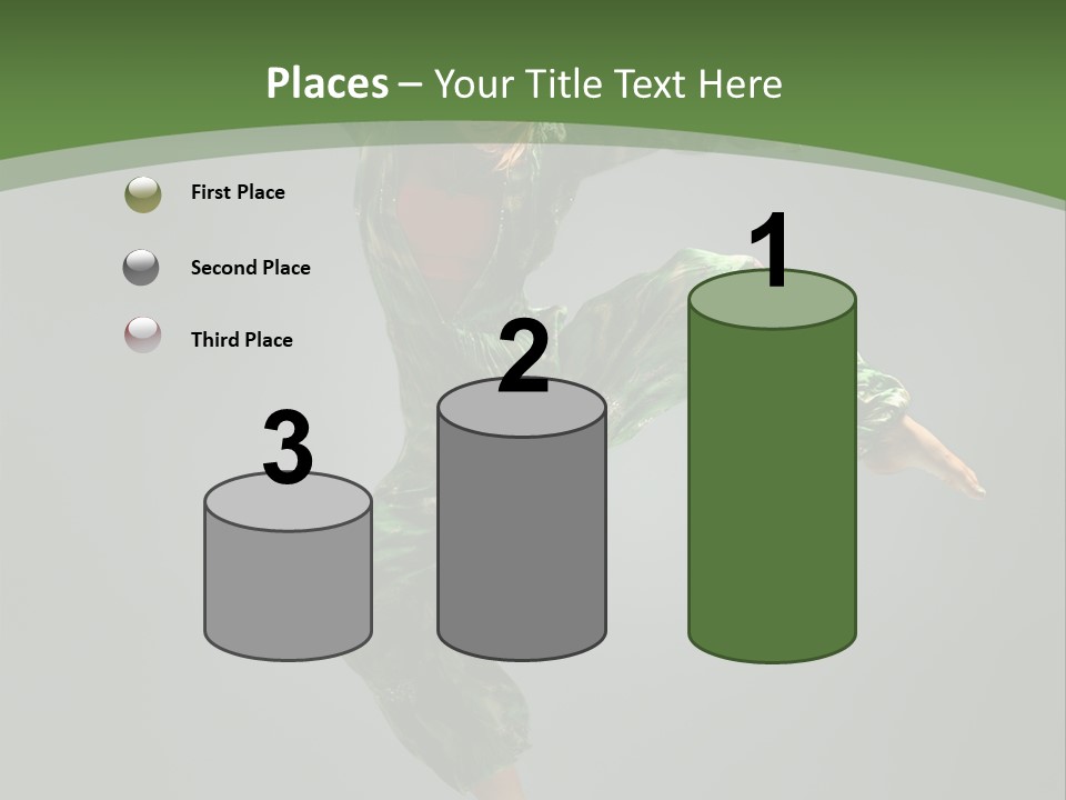 Comfort Young Girl PowerPoint Template