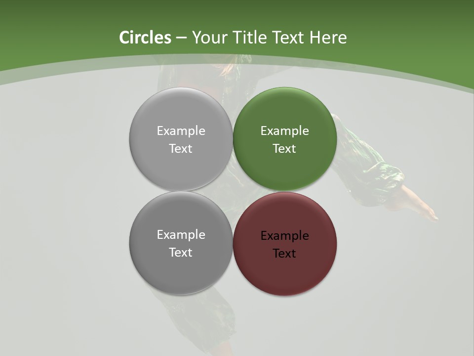 Comfort Young Girl PowerPoint Template